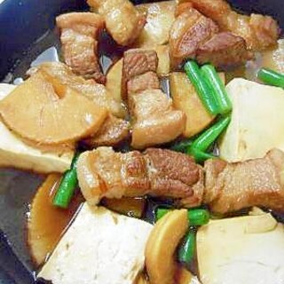タケノコと豚肉のうま煮
